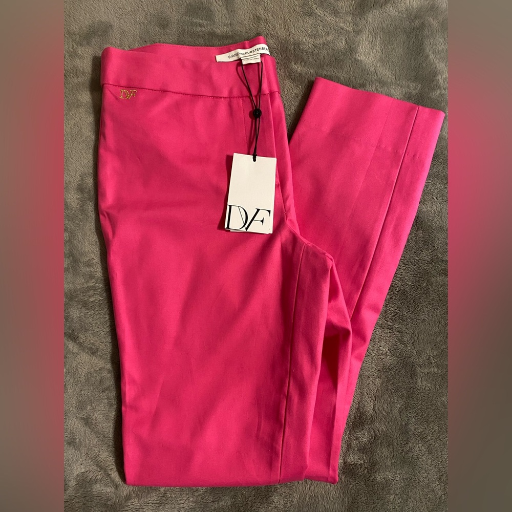 DVF Pink Pants Sz 0